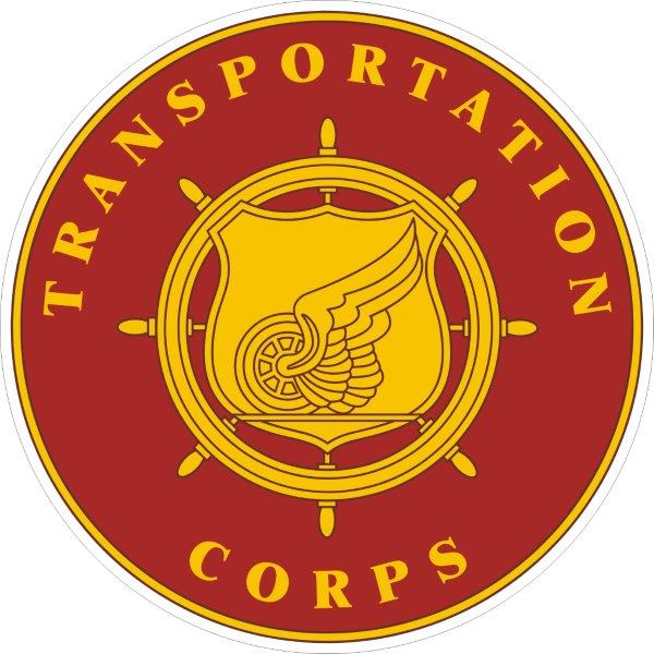 Transportation Corps Plaque Decal
