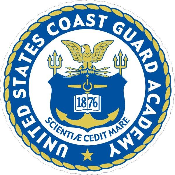 United States US Coast Guard Academy Seal Decal