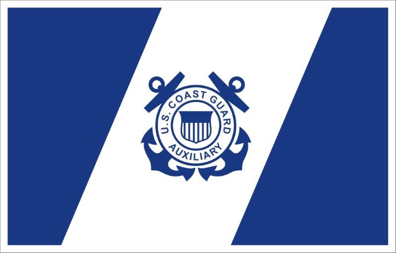 US Coast Guard Auxiliary Flag Decal