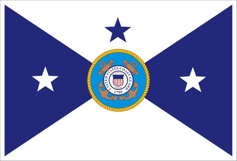 US Coast Guard Vice Commandant Flag Decal