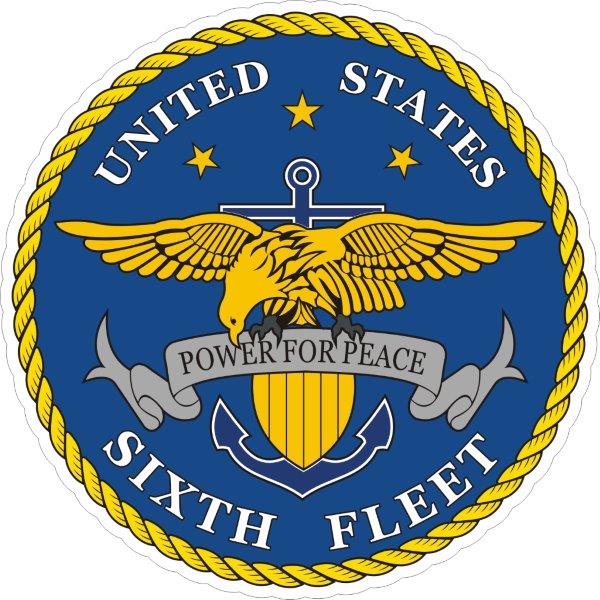 6th Fleet Emblem Decal