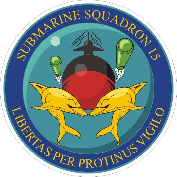 Commander Submarine Sq 15 Emblem Decal