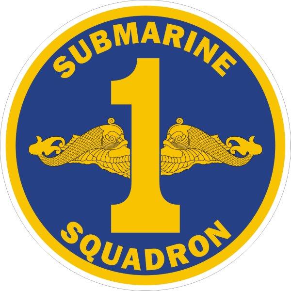 Commander Submarine Sq 1 Emblem Decal