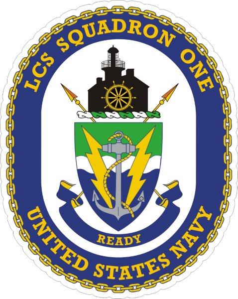 LCS Squadron One Emblem Decal