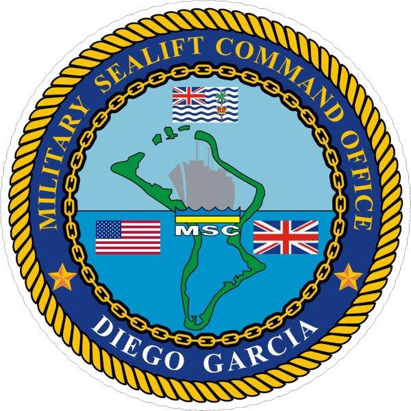 MSC Diego Garcia Office Emblem Decal