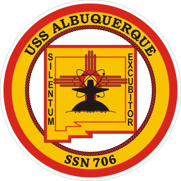 USS Albuquerque SSN-706 Decal