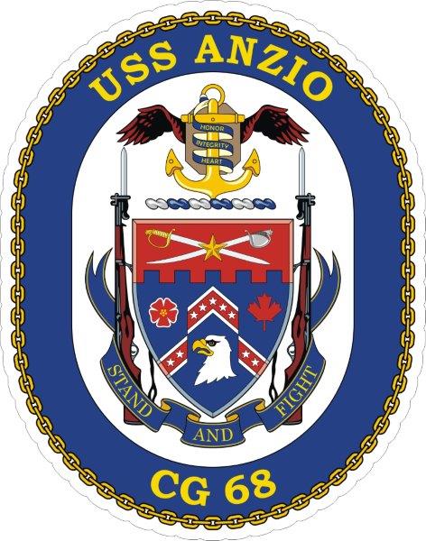 USS Anzio CG-68 Emblem Decal