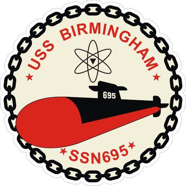 USS Birmingham SSN-695 Emblem Decal