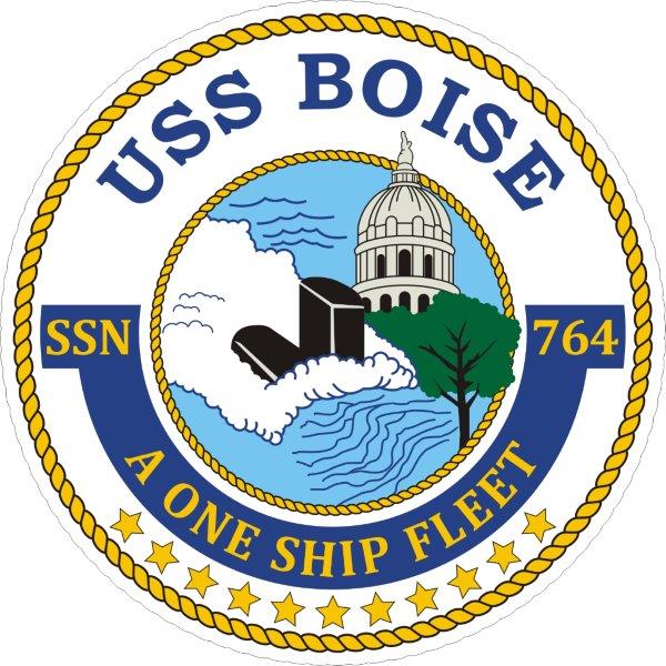 USS Boise SSN-764 Emblem Decal
