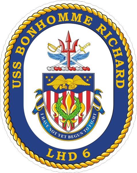 USS Bonhomme Richard LHD-6 Emblem Decal