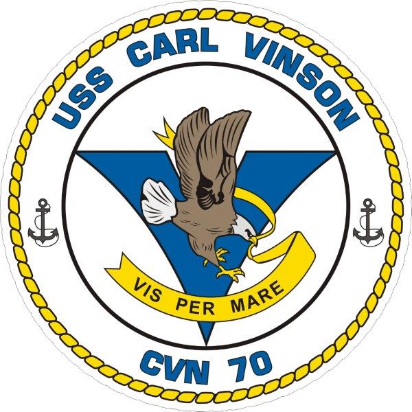 USS Carl Vinson CVN-70 Emblem Decal