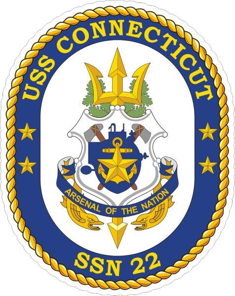 USS Connecticut SSN-22 Decal