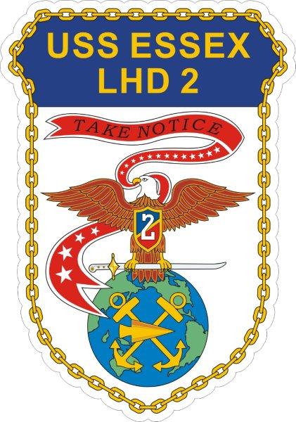 USS Essex LHD-2 Emblem Decal