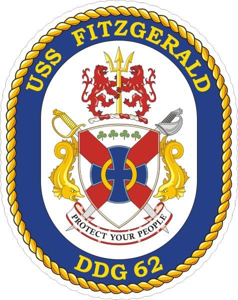 USS Fitzgerald DDG-62 Emblem Decal