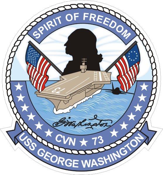 USS George Washington SVN-73 Emblem Decal