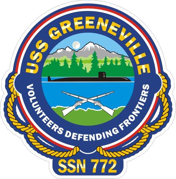 USS Greeneville SSN-772 Emblem Decal