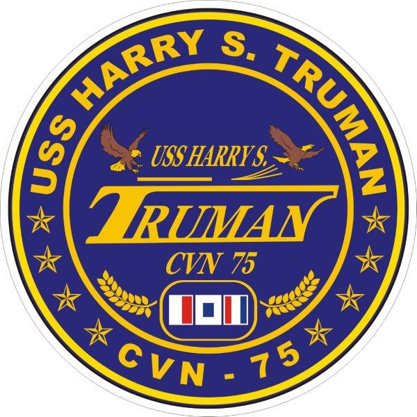 USS Harry S Truman SVN-75 Emblem Decal