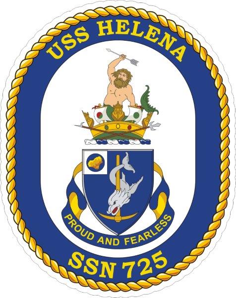 USS Helena SSN-725 Emblem Decal