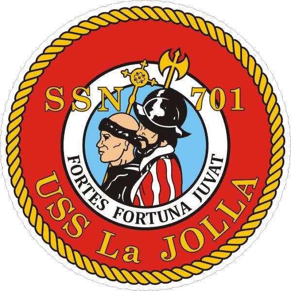 USS La Jolla SSN-701 Emblem Decal