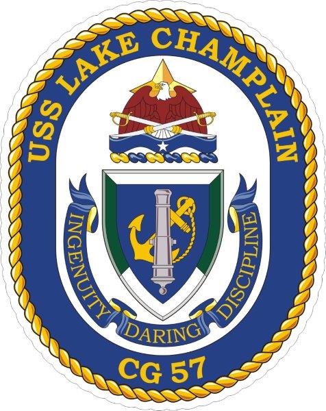 USS Lake Champlain CG-57 Emblem Decal