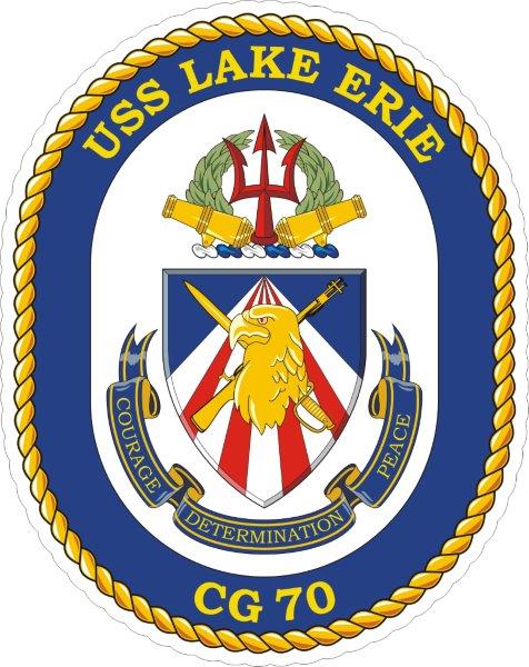 USS Lake Erie CG-70 Emblem Decal