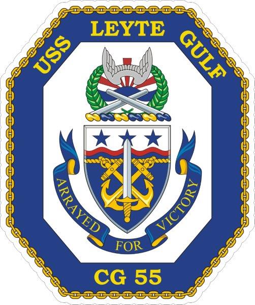 USS Leyte Gulf CG-55 Emblem Decal