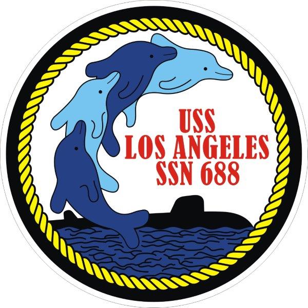 USS Los Angeles SSN-688 Emblem Decal