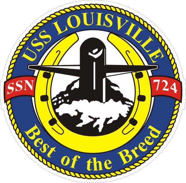 USS Louisville SSN-724 Emblem Decal