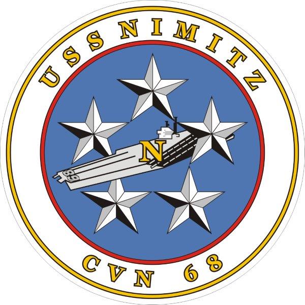USS Nimitz CVN-68 Emblem Decal