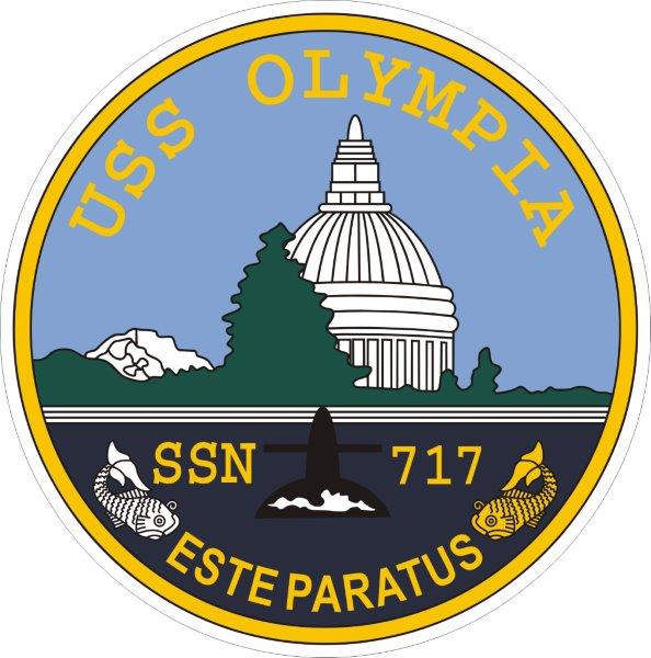 USS Olympia SSN-717 Emblem Decal