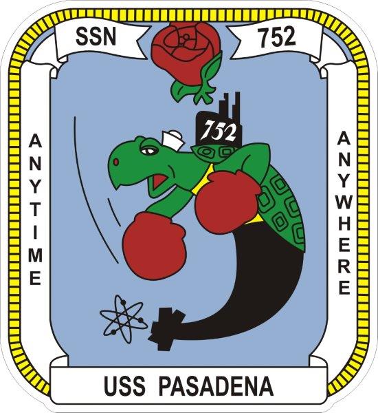 USS Pasadena SSN-752 Emblem Decal
