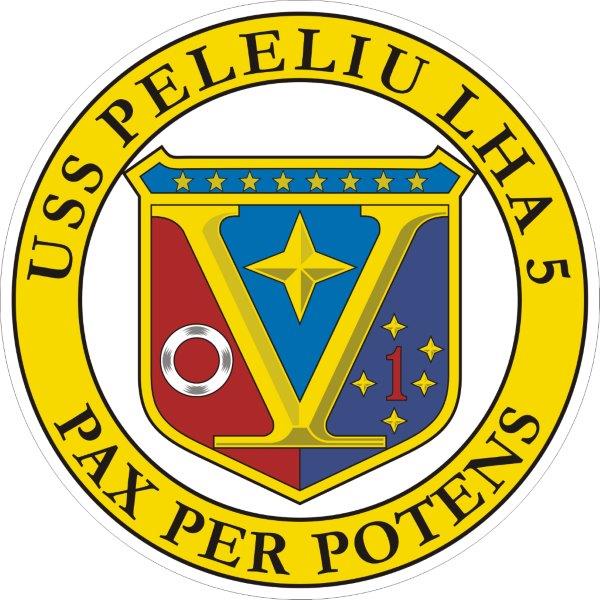 USS Peleliu LHA-5 Emblem Decal