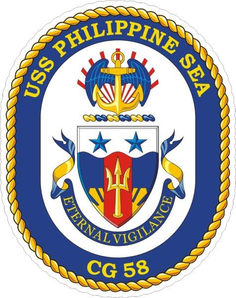 USS Philippine Sea CG-58 Emblem Decal