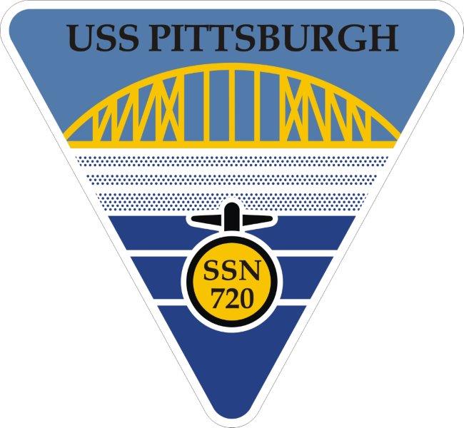USS Pittsburgh SSN-720 Emblem Decal