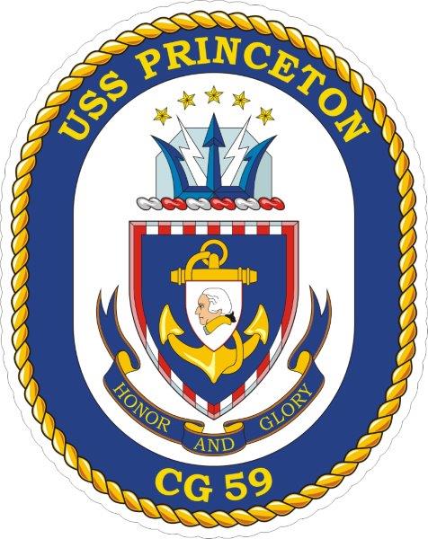 USS Princeton CG-59 Emblem Decal