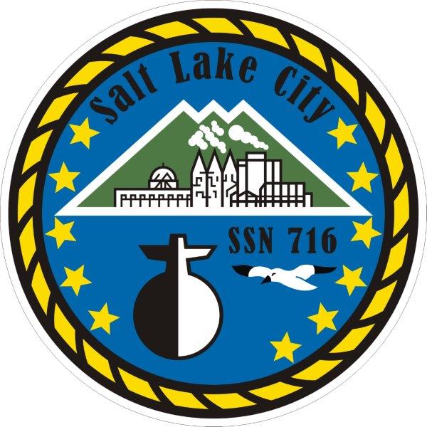USS Salt Lake City SSN-716 Emblem Decal