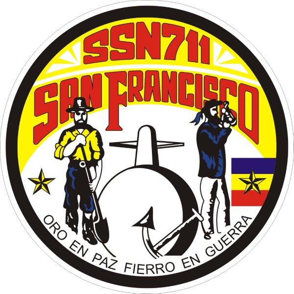 USS San Francisco SSN-711 Emblem Decal