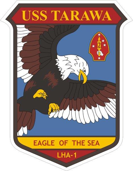 USS Tarawa LHA-1 Emblem Decal