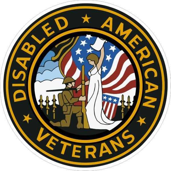 Disabled American Veterans Decal