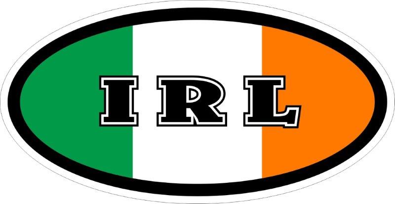 Ireland IRL Code Decal