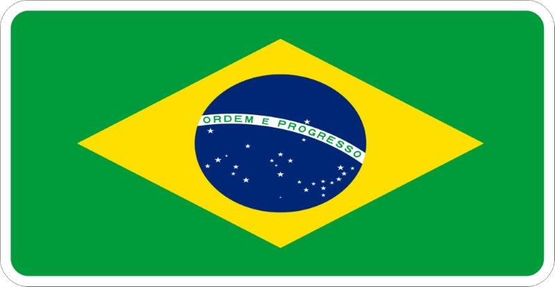 Brazil Flag Decal