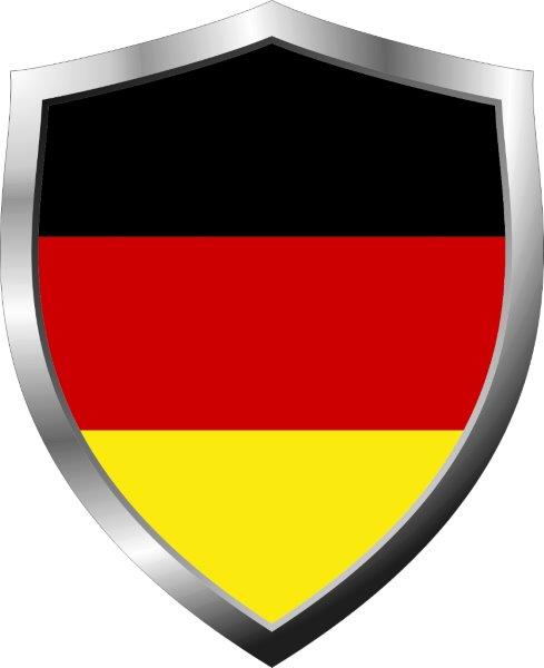 Germany Flag Shield Decal