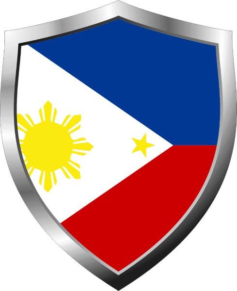 Philippines Flag Shield Decal