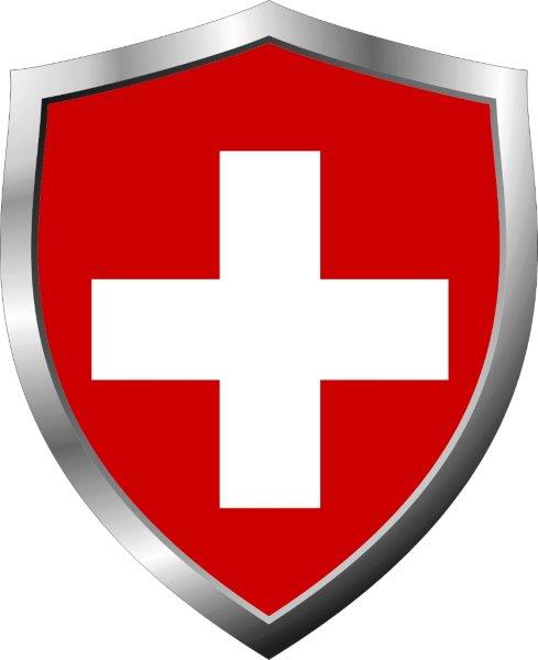 Switzerland Flag Shield Decal
